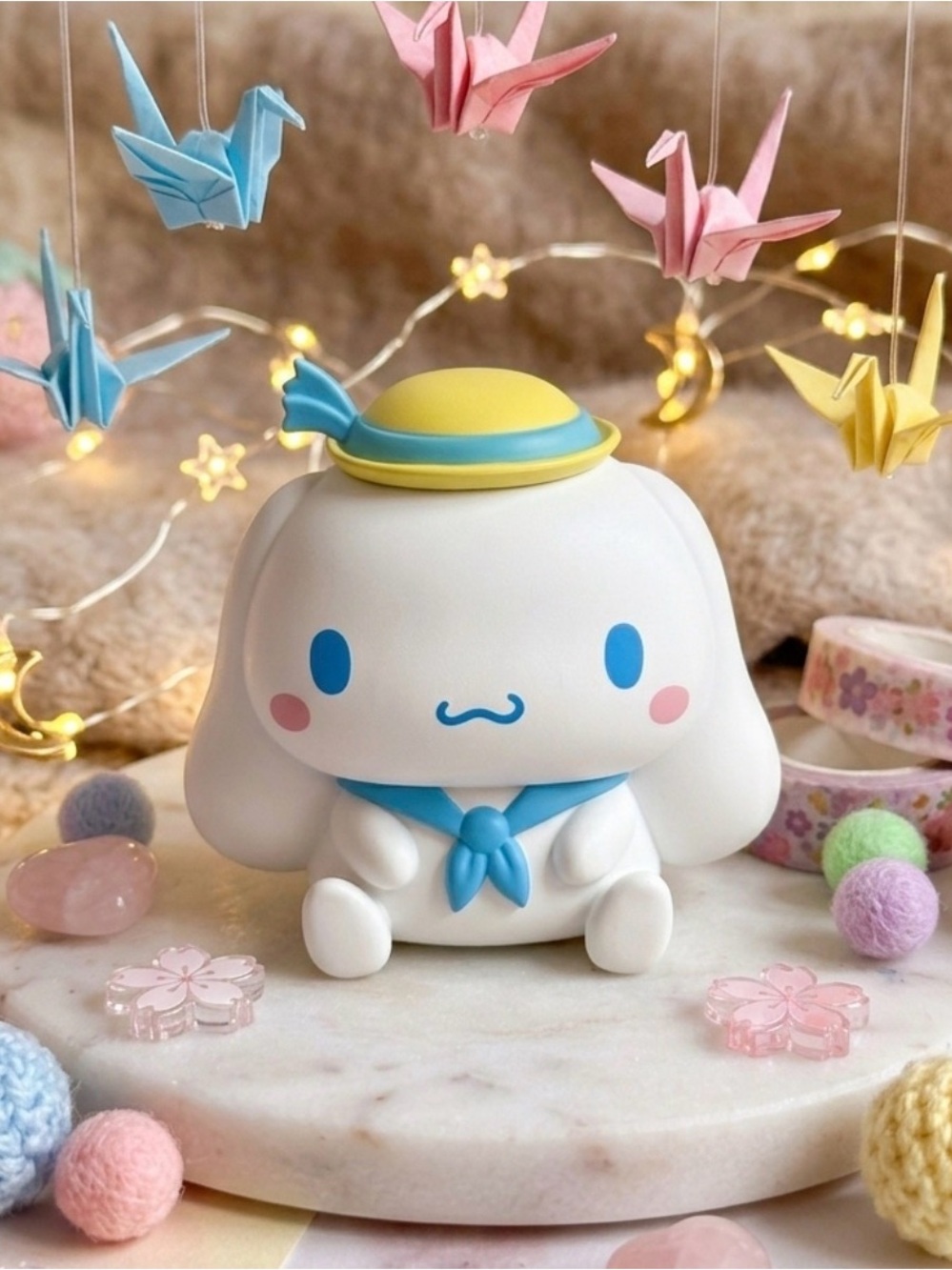 Cute Cinnamoroll Figure Fan with USB Cord